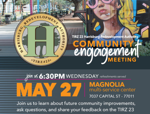 TIRZ 23 Community Engagement Meeting, May 27